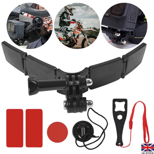 Motorbike helmet chin mount - motorbike,