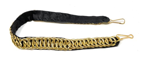 Chinstrap chin chain gold - chinstrap,