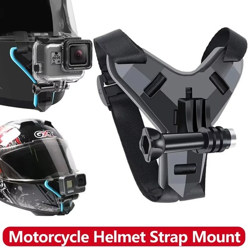 Motorcycle helmet chin strap - chin,