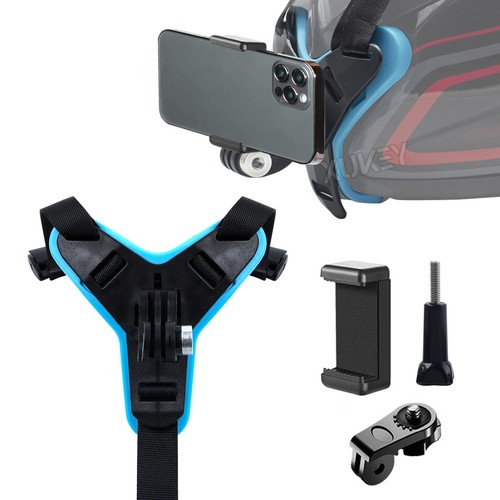Motorcycle helmet chin mount - helmet,
