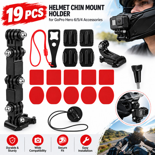 19pcs helmet chin mount - helmet,