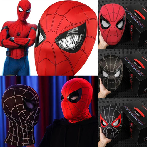 Spiderman helmet eye closing - spiderman,