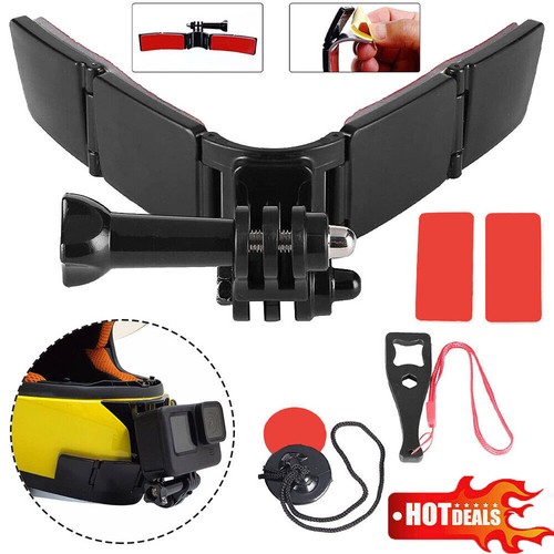 Motorcycle helmet chin mount - helmet,