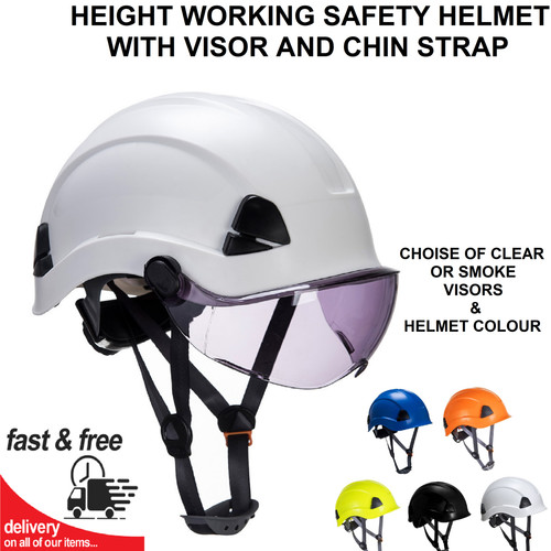 Visor safety helmet - visor, helmet,chin