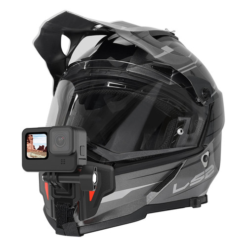 Motorcycle helmet chin mount - helmet,