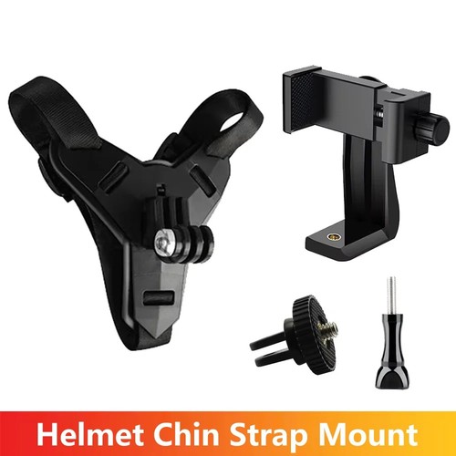Motorcycle helmet chin - helmet, strap